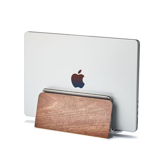 OakStand | Suporte Vertical de Madeira para Notebook